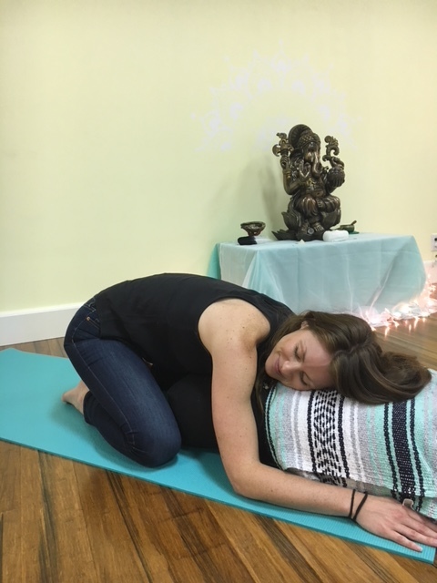 Beginner Restorative Yoga with Props | Yoga with Melissa 475