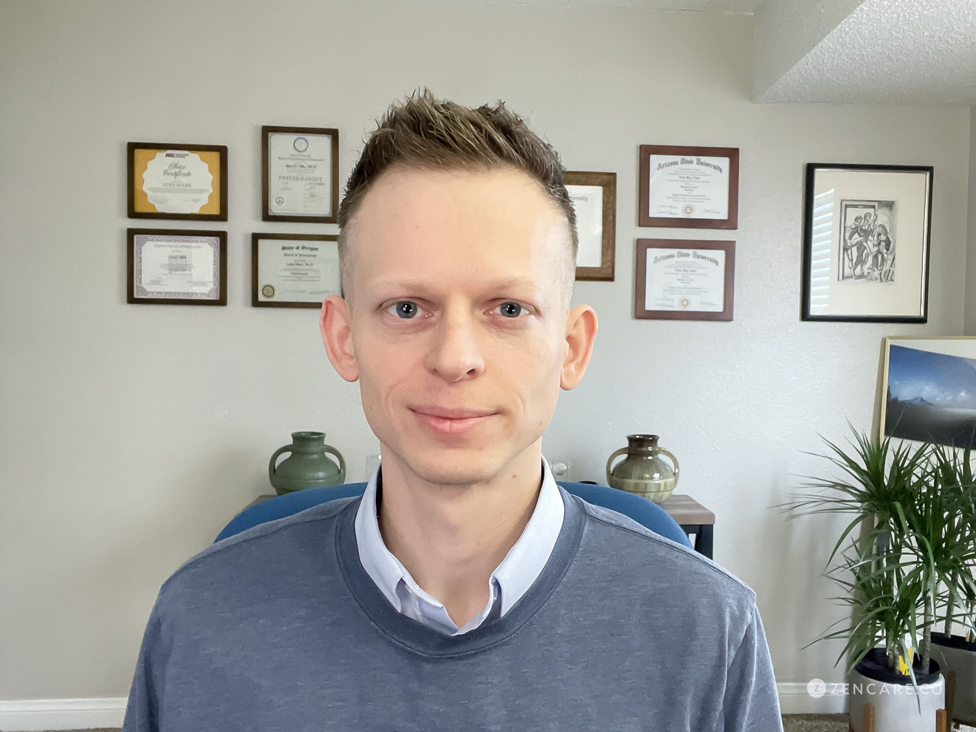 Luke Allen is a therapist in Oregon. We spoke with Luke about his background, therapy philosophy, and what to expect in sessions.
