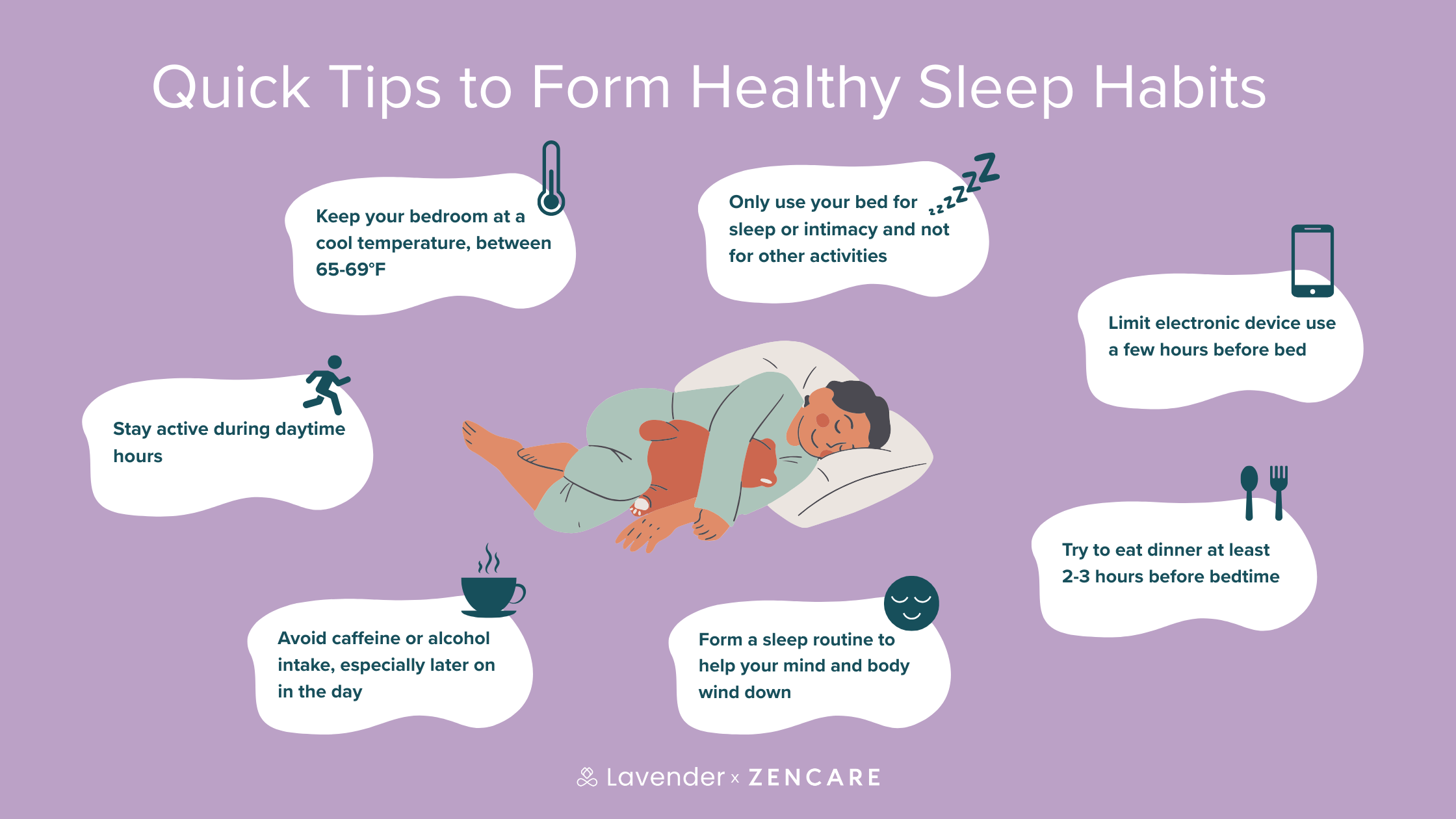 tips to form healthy sleep habits