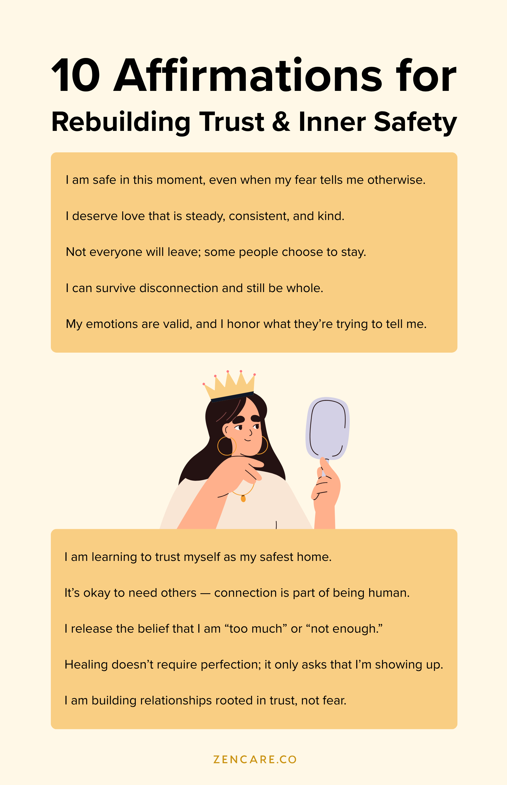 10 affirmations for rebuilding trust and inner safety