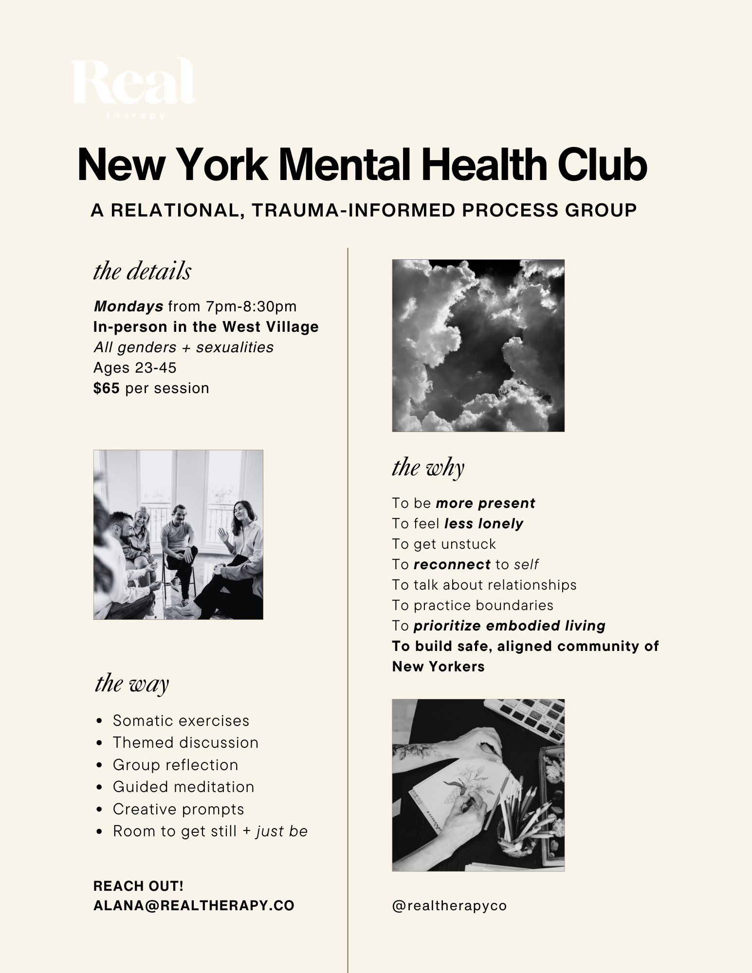 New York Mental Health Club: A Relational Process Group