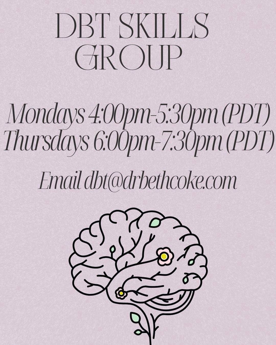 Virtual DBT Skills Group 