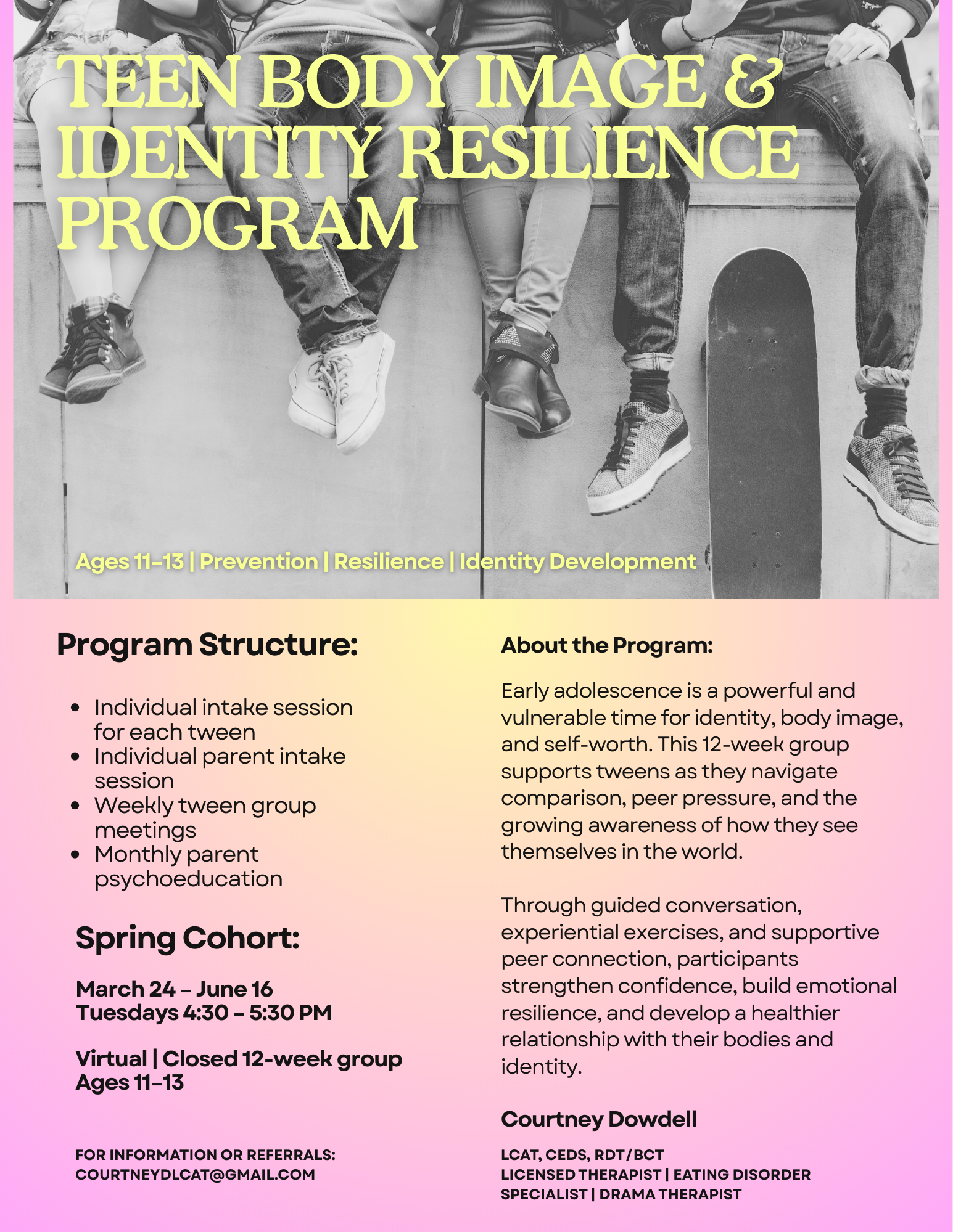 Body Image and Identity Resilience Group 