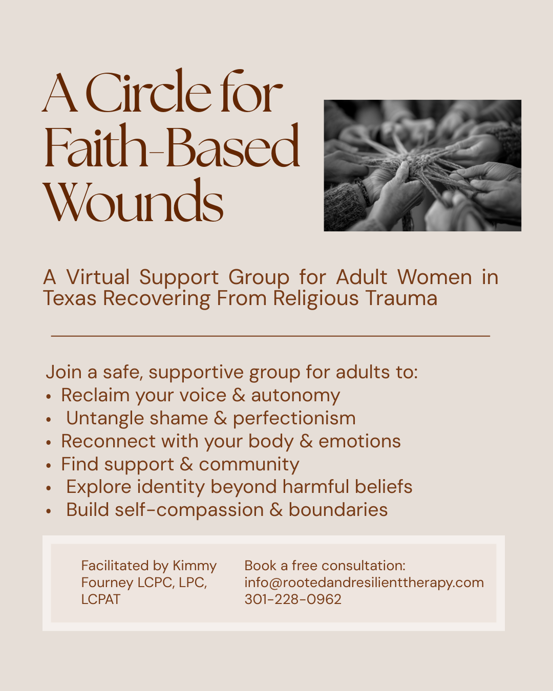 A Circle for Faith-Based Wounds