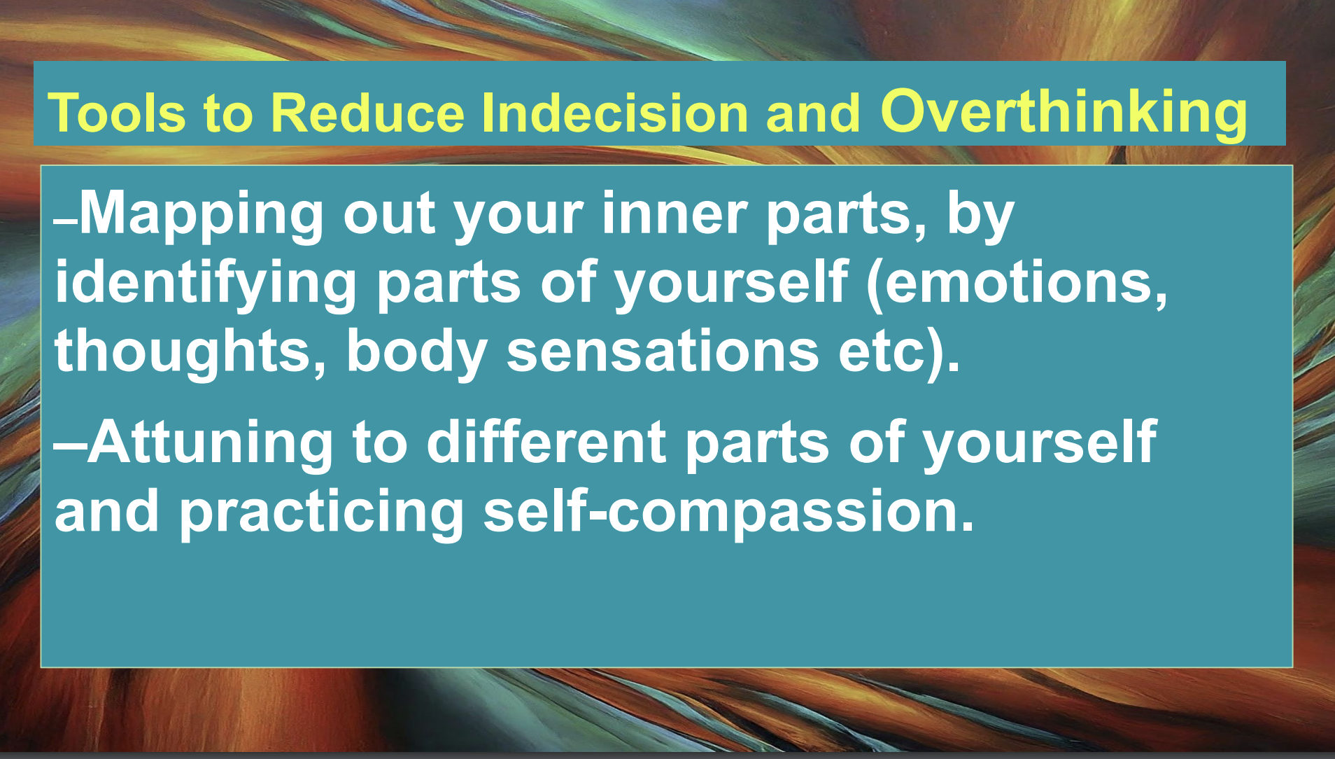 Fully Integrated Psychotherapy and Consultation