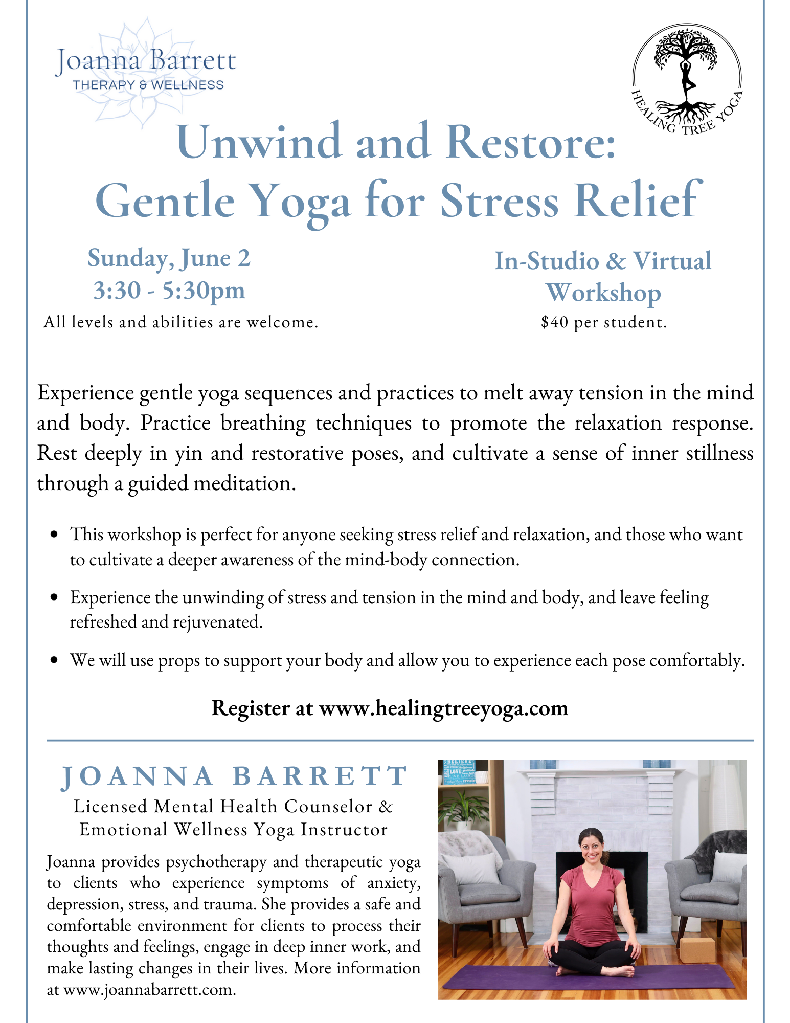 Unwind and Restore: Gentle Yoga for Stress Relief
