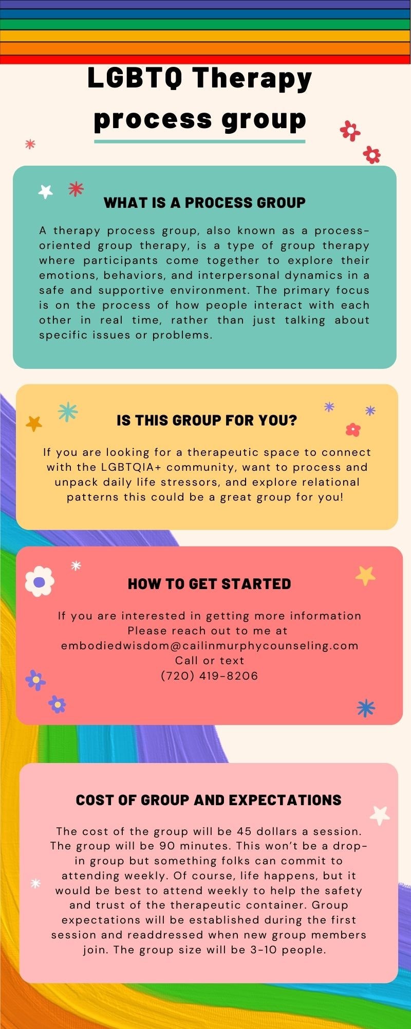 LGBTQIA+ process therapy group
