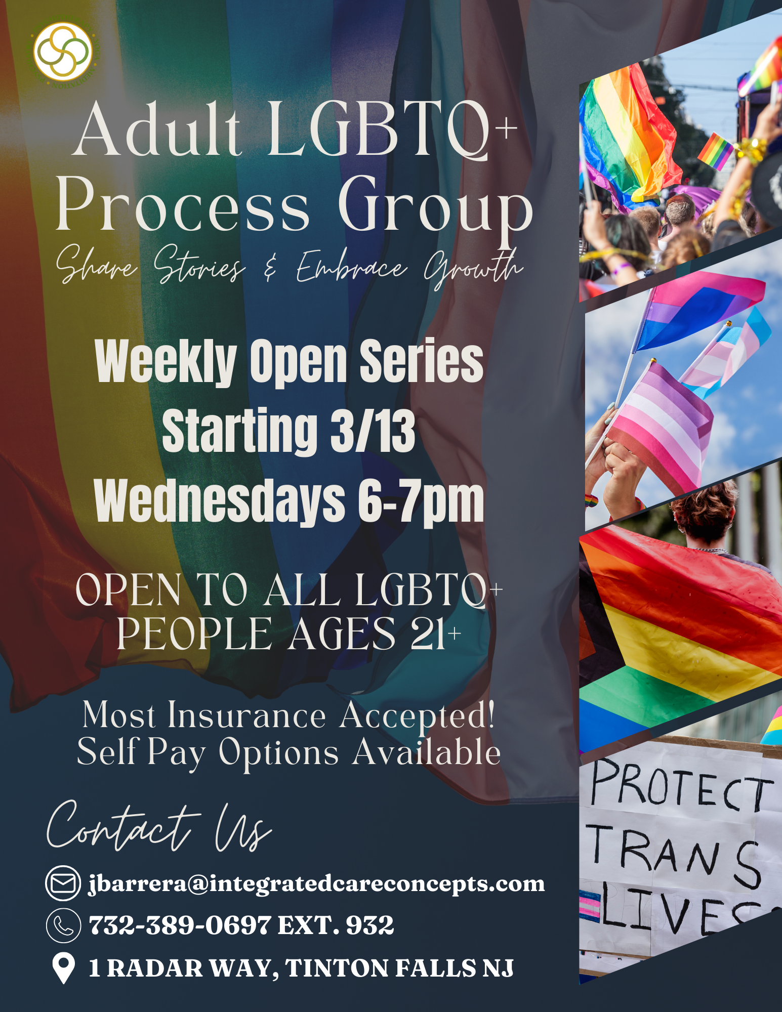 Adult LGBTQ+ Process Group : Share Stories & Embrace Growth