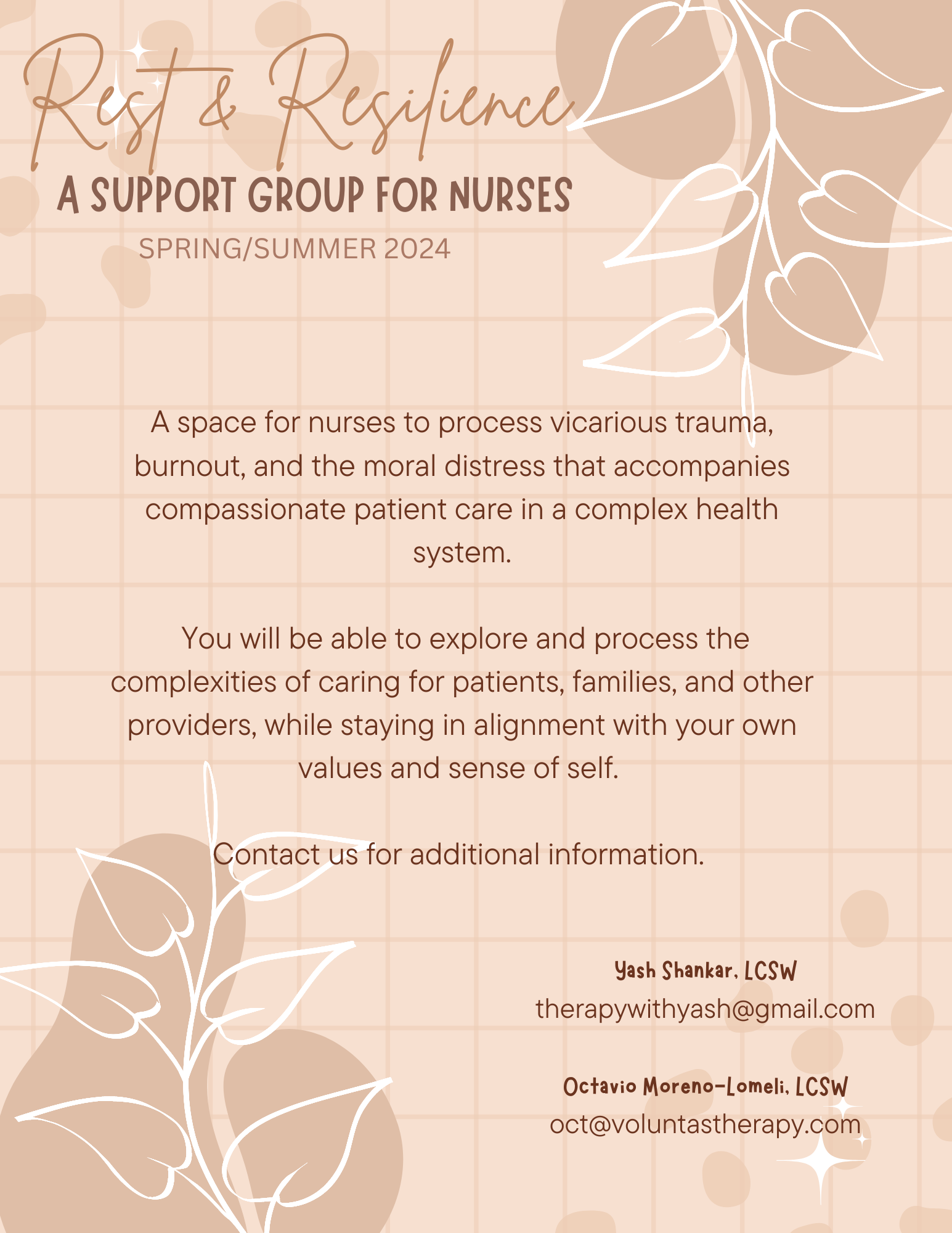 Nursing Resilience Support Group