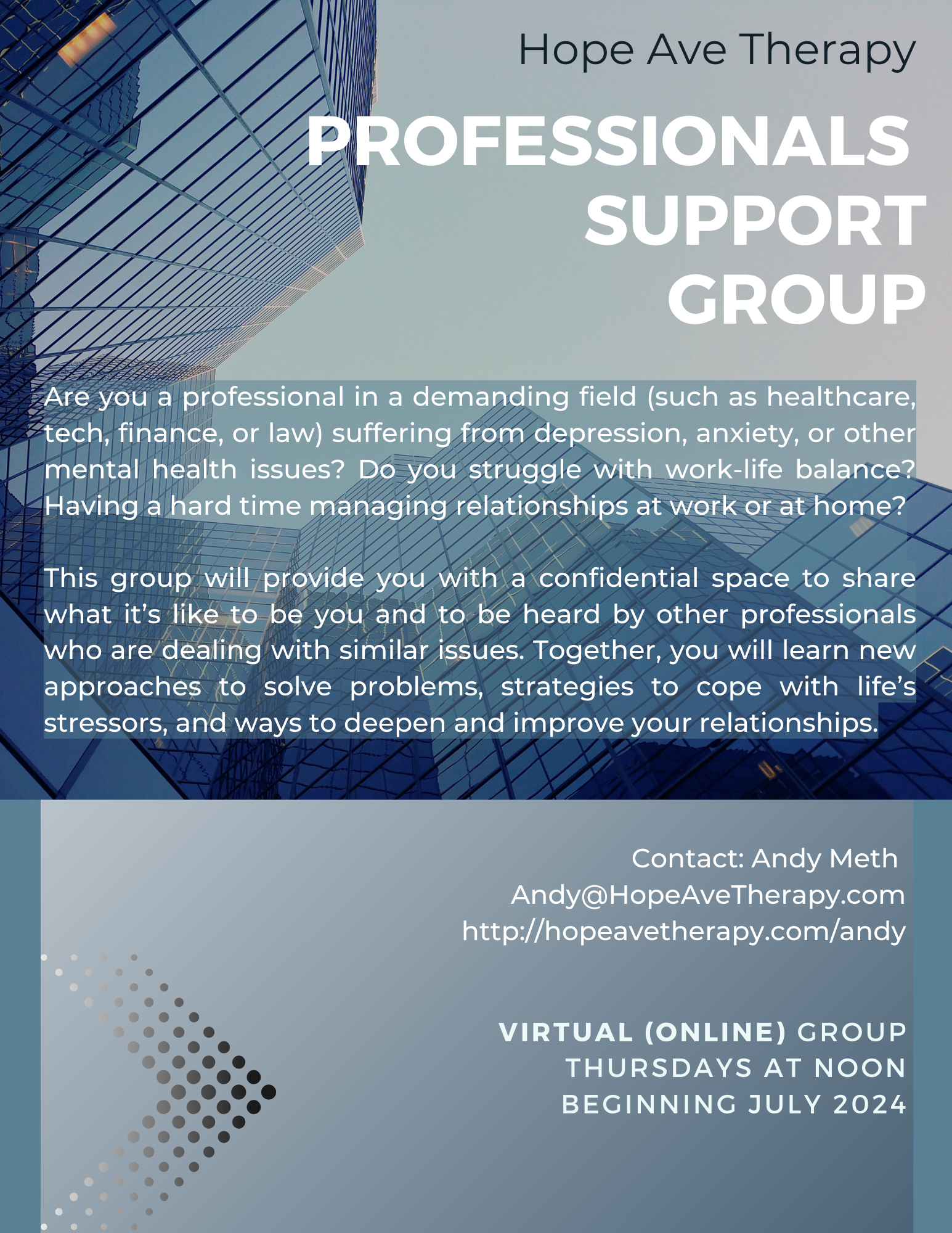 Professionals Support Group