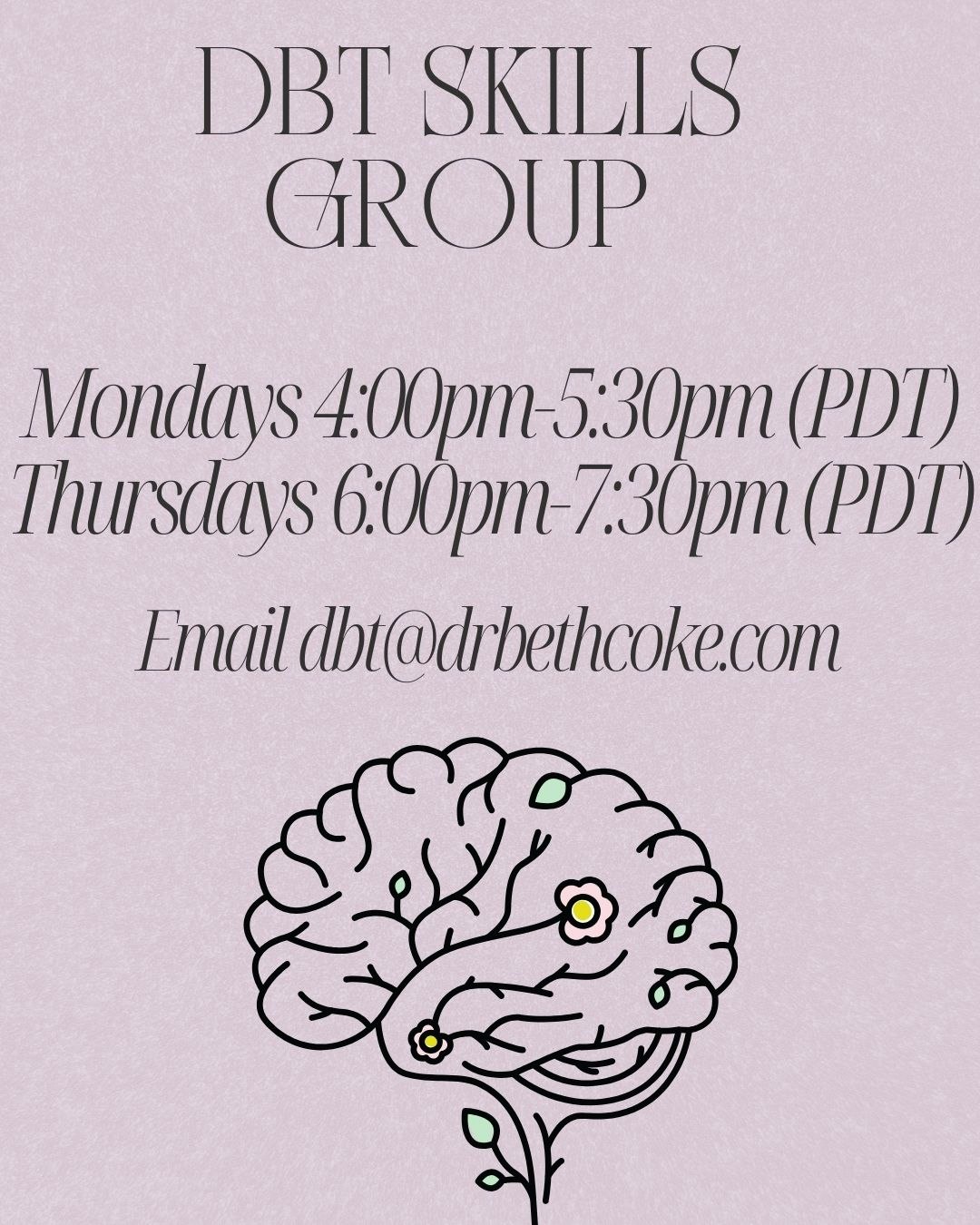 Virtual DBT Skills Group 